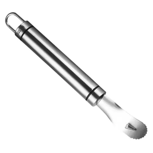Produktbild: Cabilock Orangenschäler Fruchtschäler Orangenschalenschäler Elektrischer Obstschäler Mangoschneider Limettenpresse Traube Obstschäler Für Die Küche Tomatenschäler Silver Rostfreier Stahl
