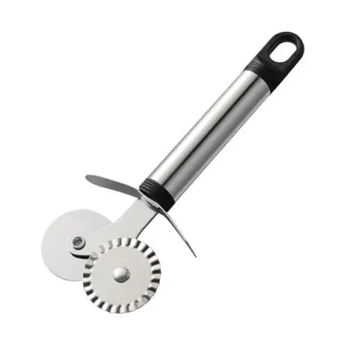 Produktbild: Cabilock Pizza Schneidrad Pizzaschneider Pizza Schneidewerkzeug Griff Pizzaschneider