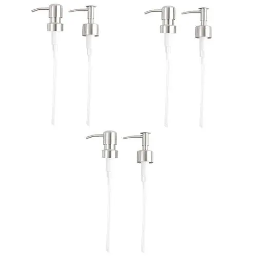 Produktbild: Cabilock Pumpe Für Lotionsspender 6 STK Seifenspender Sprühflasche Flüssigseife Pumpe Für Flüssigkeitsspender Kopf Drücken Düse Lotionsspender Ersatzpumpe
