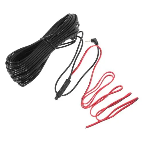 Produktbild: Cabilock Rückfahrkamera Verlängerungskabel 2,5Mm Stecker Buchse 15m – Auto Kamerakabel für Zuverlässige Videoübertragung Geeignet für Pickup Wohnmobile und Anhänger
