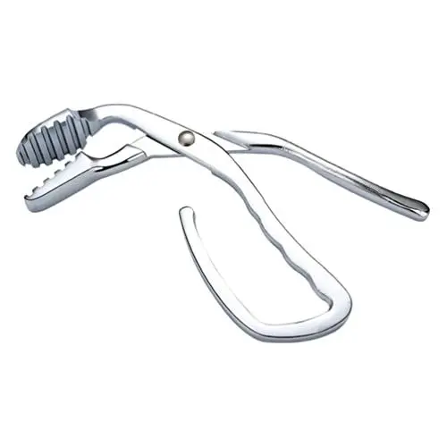 Produktbild: Cabilock Schalenhalter ßplattenclip Teller-clip-greifer Plattenspannzange Pfannengreiferclip. Schüssel Greiferclip. Schüsselgreifer-clip Kochplattenklemme Gebraten Nussbaum Zinklegierung