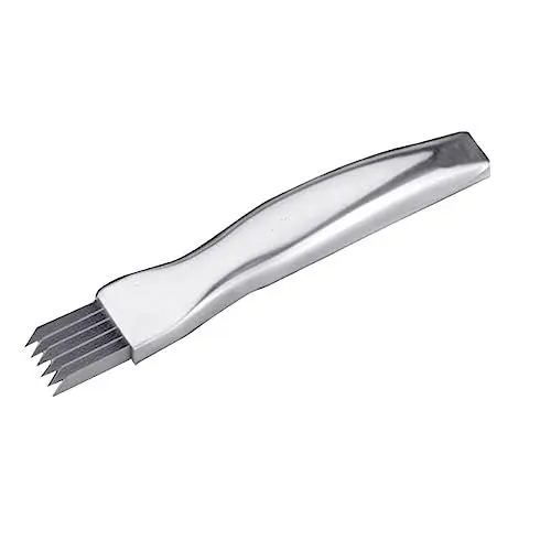 Produktbild: Cabilock Schalottenschneider cuttermesser schnitzmesser multi werkzeug multifunktionswerkzeug Zwiebelhacker cutting machine Schneidwerkzeuge für die Küche Frühlingszwiebelschneider Silver