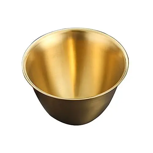 Produktbild: Cabilock Schräges Becken aus Edelstahl 、 Servierschalen aus Metall edelstahlschüsseln stainless steel bowl Mixer Rührschüsseln aus Edelstahl Saucenbecken Schale zum Servieren von Obst Salat