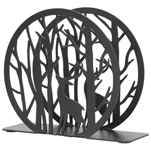 Produktbild: Cabilock Weihnachten Serviettenhalter Servietten Ständer mit Hirsch Servietten Rack Serviettenspender Tischtuchspender Freistehender Metall Serviettenständer für Zuhause