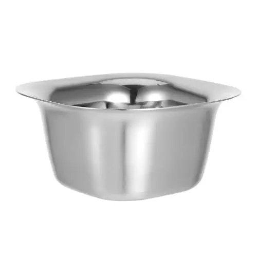 Produktbild: Cabilock Snackschalen Quadratische Stapelbare Schalen Für Eis Dips Snacks Und Desserts Für Küche Und Restaurant Glänzendes Silber