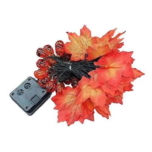Produktbild: Cabilock Solarbetriebene -kürbis-lichterketten 1 Stück Halloween- Outdoor-nachtlicht Terrassendekoration