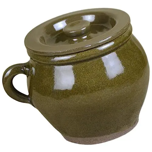 Produktbild: Cabilock Spenderbehälter Traditionelles Chinesisches Gärglas 0 5 Kg Steinzeug Fett Behälter Versiegelt Einmachglas Porzellan Öl Lager Kanister Flasche Zum Beizen Honigbehälter