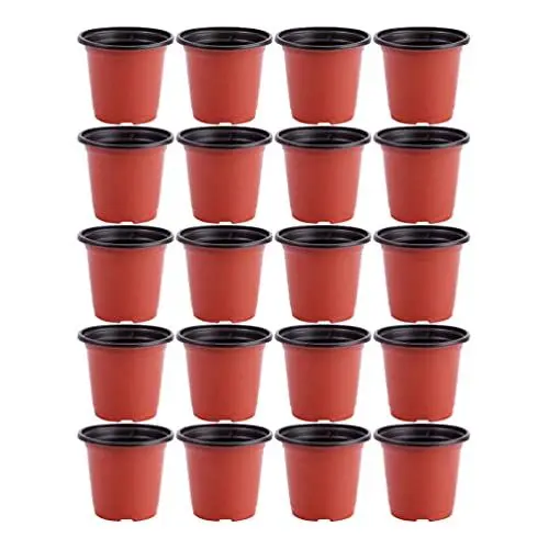 Produktbild: Cabilock Starttöpfe 20Pcs Anlage Töpfe Pflanzen Kindergarten Töpfe Pflanze Saatgut Ausgangs Pflanzer Kindergarten Töpfe für Sämlinge Transplantationen Innen Outdoor Garten Blumenpflanzer