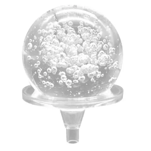 Produktbild: 1satz Kristallkugel Für Wasserbrunnen Dekorative Blasenkugel Mit Ständer Für Tischbrunnen Feng Shui Glaskugel Runde Kristallsphäre Wohnkultur Und Schreibtisch-Dekoration