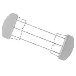 Produktbild: Cabilock Toasthalter Toastständer Edelstahl Brötchenaufsatz für Toaster Aufsatz Ersatz Brotregal Sandwich Rack Holder Halter Brot Brötchen Ständer Laib Scheibenhalter Grill Wärmeständer