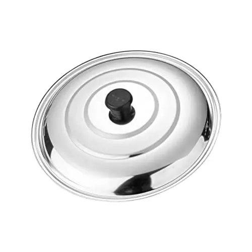 Produktbild: Cabilock Torten Zubehör Topfdeckel Pfannendeckel Glasdeckel Kochdeckel Wok Abdeckung Kochtopf Deckel Abdeckhaube Ersatzdeckel für Küche Bratpfanne Eisenpfanne T? Kochgeschirr 31cm Zelten Zubehör