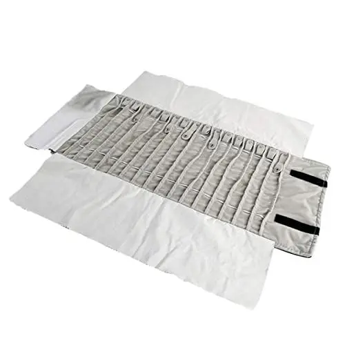 Produktbild: Cabilock Tragbarer Schmuck-organizer Schmuck-organizer- Schmuckaufbewahrung Ketten Schmucktasche Schmuck- Roll- Tasche Faltbare Schmuckrolle Faltbarer Schmuck Halterung Reisen Geschenkbox