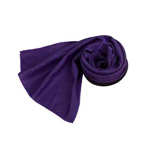 Produktbild: Cabilock Turnhandtuch Campinghandtuch Reise kaltes Handtuch schweißabsorbierendes Handtuch Fitness-Yoga-Handtuch eiskalte Tücher chillen Cooling handtücher Zubehör Fitness-Handtuch Violett