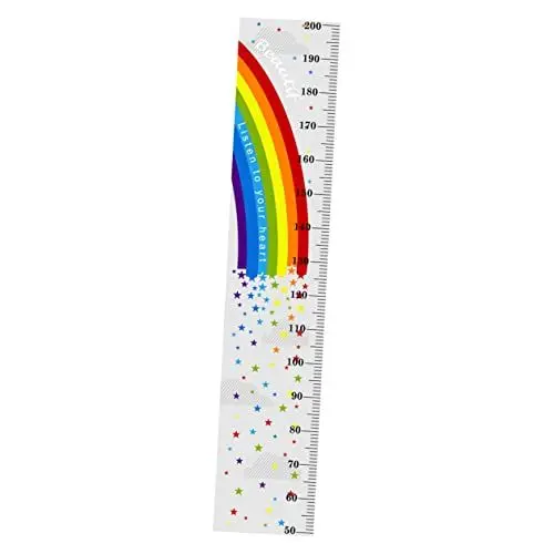 Produktbild: Cabilock Wachstumswandkarte Für Kinder Höhenmesslineal Wandtattoo Messen Wandtattoos Für Messlatten Spielzimmer Wandbild Wandtattoo Wachstum Es Kann Sich Bewegen 3D Kindergarten