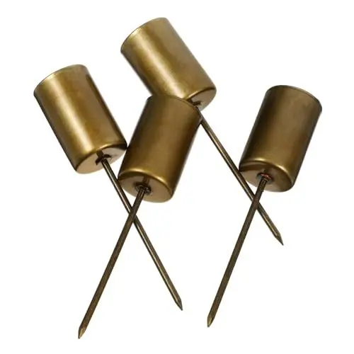 Produktbild: Cabilock 4 Stücke Weihnachten Kerzenhalter Spike Metall Tasse Für Esstisch Elegante Decor