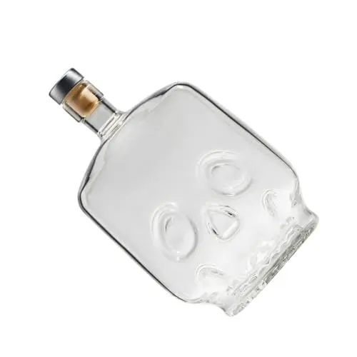 Produktbild: Cabilock Weinflasche Weindekanter Zubehör für die Hausbar glasflasche likör Flaschen Whiskey Terrarium Flaschen aus Glas Glaskolben Schnapsflasche Kristall Karaffe Weinspender Container