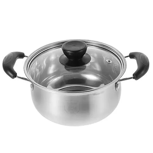 Produktbild: Cabilock 304 Edelstahl Topf Suppentöpfe Set Suppentopf Kochtopf Kochgeschirr Suppentopf Deckel