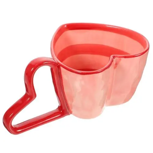 Produktbild: Cabilock kaffeekanne kaffeekännchen stutenmilch kaffeekessel redcups juice zitronenlimonade trinkgläser Kaffeetasse Saft Tassen Getränkebecher Wasserbecher Cappuccino-Behälter Keramik Rosa