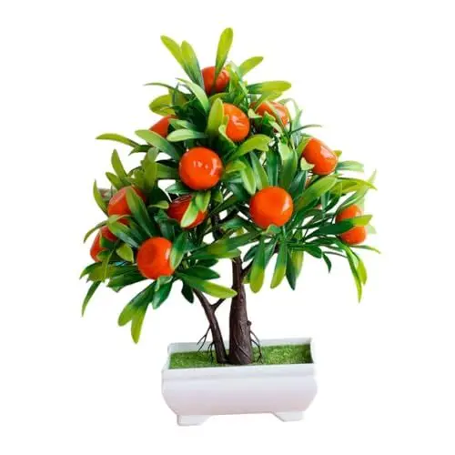 Produktbild: Cabilock Obstbaum- Künstlicher Obstbaum Topfpflanze Simulierter Bonsai Verleiht Ihrem Stil Kein Gießen Erforderlich Gefälschter Bonsai-Baum