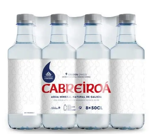 Produktbild: Cabreiroa Mineral Wasser 8x500ml (Pack 8 Flaschen)