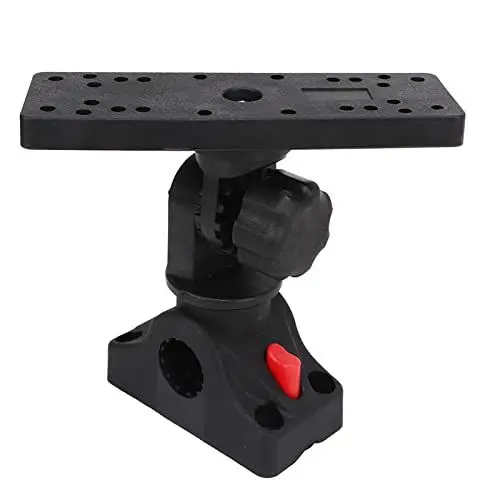 Produktbild: Angel Halterung Boot,Tbest Angel Halterung Boot,Fish Finder Mount Base,Fish Finder Mount 360 Grad Drehbare,Abnehmbare Universal-Boots-Fischfinder-Elektronikhalterung
