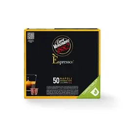 Produktbild: Caffè Vergnano 1882 - Èspressokompostierbare Kaffeekapseln, Kompatible Mit Nespresso, Napoli - Packung Enthält 50 Kapseln
