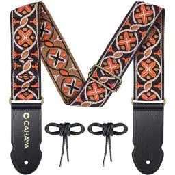 Produktbild: CAHAYA-CY0352 Guitar strap Red