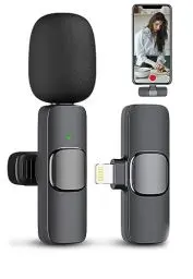 Produktbild: Caiord Lavalier Mikrofon Kabellos für iPhone/iPad/Laptop, Plug-Play Lavalier Microphone Wireless Ansteckmikrofon, Rauschunterdrückung/Stummschaltung, für Live,Videoaufzeichnung,YouTube,Vlog