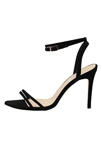 Produktbild: caissa Damen High Heel Sandalette Heeled Sandal, Schwarz, 40 EU