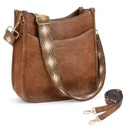 Produktbild: Caitina Umhängetasche Damen, Crossbody Bag Damen mit 2 Verstellbarem Riemen, Handtasche Damen Schulterhandtaschen für Frauen