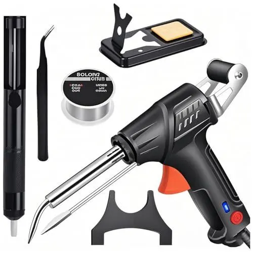 Produktbild: CAJUCA Intern Beheizte Industrielle Laserschweißwerkzeuge, Automatisches Kabelgebundenes Handlaserschweißgerät, Interne Lötkolbenheizung, for Industrielle Heimwerker(Black)