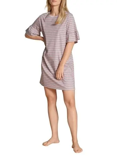 Produktbild: CALIDA Favourites Freizeit Kleid Damen, aus 100% Baumwolle, mit Flatterärmeln