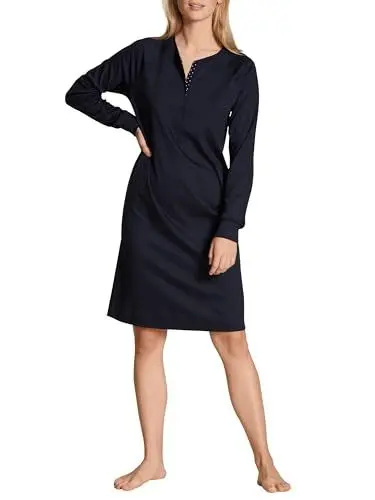 Produktbild: Calida Damen Favourites Dreams Nachthemd, Blickdicht, Dark Lapis Blue, 40-42