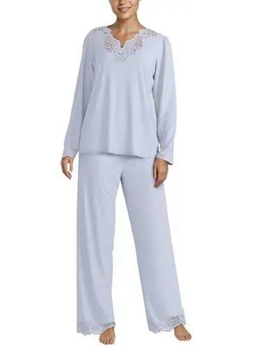 Produktbild: CALIDA Special Pyjama, lang Damen, Tencel Bambus Fasern, schimmernd, weich, temperaturausgleichend