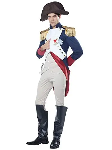 Produktbild: California Costumes Napoleon Kostüm Französischer Kaiser blau-weiss-rot - XL