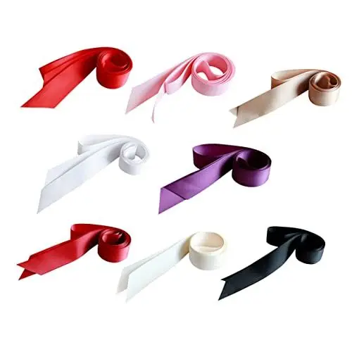 Produktbild: CALLARON 1Stk seidenband bändchen hochzeitsgürtel hohzeitdeko Brautjungfer Gürtel funkelnder Gürtel für Hochzeitskleid Braut Gürtel Hochzeitskleid dekor einfach Taillenverzierungen Weiß