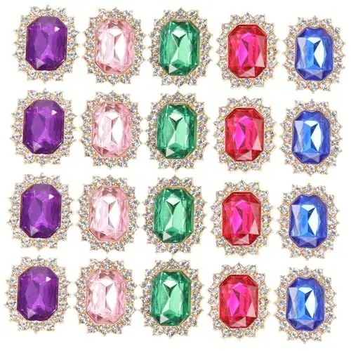 Produktbild: CALLARON 20st Schnürsenkel Zubehör Schuhanhänger Für Schnürsenkel Schuhclip Schuh-bling Schnürsenkel-anhänger Für Turnschuhe Schuhschmuck Schuh Strass Material Koreanische Version Acryl