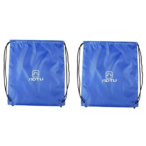 Produktbild: CALLARON 2st Outdoor-Rucksack Rucksack Zum Schwimmen Schuhbeutel Mit Kordelzug Rucksack-Organizer-Einsatz Rucksack Mit Kordelzug Schwimmsack Polyestertuch Reisen wasserdichte Tasche