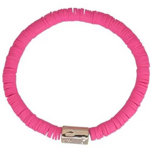 Produktbild: CALLARON Armband Aus Ton Heishi Perlen Armband Sommerarmband Tonperlenarmband Armband Für Frauen Heishi Surfer Armbänder Strandarmband Handzubehör Fräulein Handbuch Polymer-ton Handschlaufe