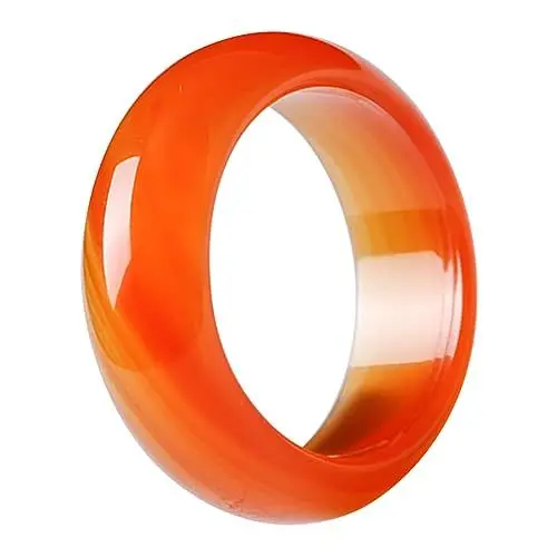 Produktbild: CALLARON Damenringe -chalzedon- Kristall Damene Kristallschmuck Achat-karneol- e Für Frauen Achat-karneol-band Frauen Karneol Band Natürlicher Karneol Achat Roter Rosenring