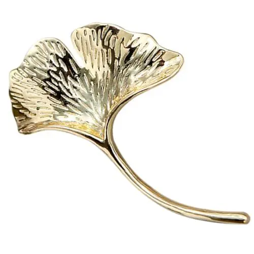 Produktbild: CALLARON Damen-brosche Aus Legierung Mit Ginkgoblatt Modische Schalnadel Brosche Für Frauen Dekorative Anstecknadel