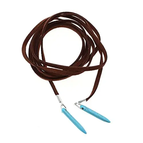 Produktbild: CALLARON Halskette böhmischer Halskettenschmuck Halskette Damenschmuck j Halskette für Frauen schicke Halskette modische Halskette Türkis Anhänger schmücken Geschenk
