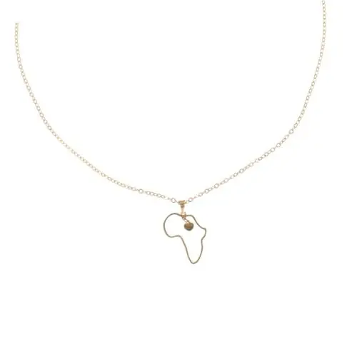 Produktbild: CALLARON Karte Anhänger Halskette Afrika Karte Halskette Frauen Anhänger Halsketten Für Frauen Halskette Für Frauen Lange Halsketten Für Frauen Schmuck Für Frauen Karte Halsketten Pullover