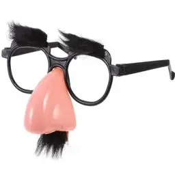 Produktbild: CALLARON Lustige Brillen Halloween Verkleidungsbrille Disguise Gläser Lustige Schnurrbartbrille Cosplay Halloween Kostüm Für Erwachsene Schnurrbart Prank Tool Party Favor