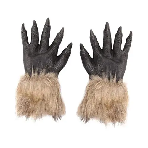 Produktbild: CALLARON Halloween Horror Handschuhe 2 Pcs Pfotenhandschuhe Party Cosplay Handschuhe Für Gruselige Events