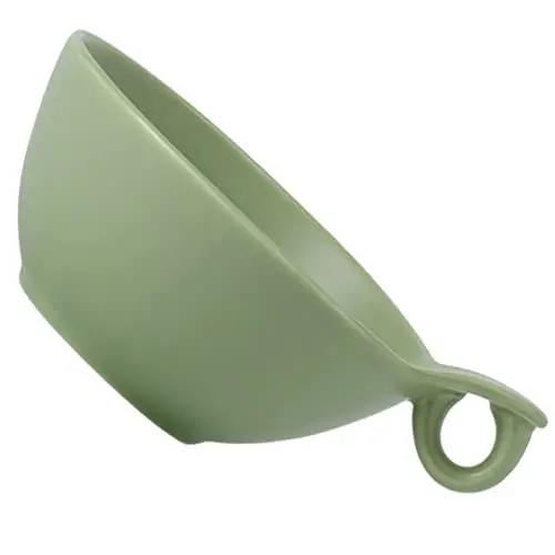Produktbild: CALLARON Fruit Serving Bowl Keramik Multifunktionale Salatschüssel Für Obst Suppen Und Präsentationsschüssel Sanftem Matcha-grün Für Frühstück Mittagessen Und Snacks