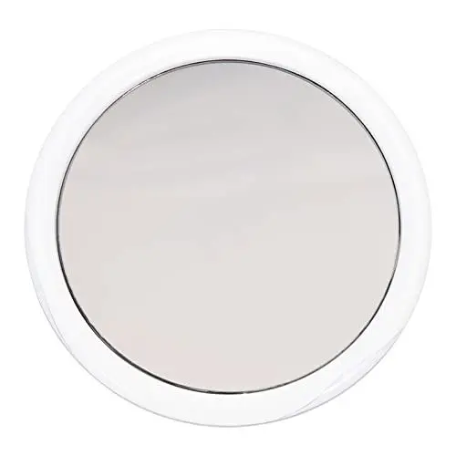 Produktbild: CALLARON Schminkspiegel Mit Saugnapf Schminkspiegel 20x Vergrößerungsspiegel Saugnapf Vergrößerungsspiegel Mit Saugnapf Kleines Make-up Mini-saugnäpfe Reisen Bilden Glas Handspiegel Weiß