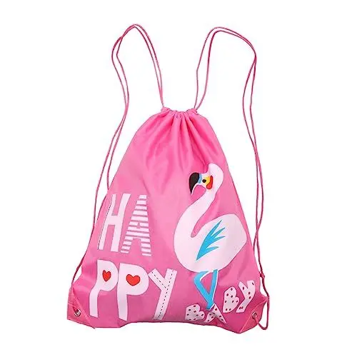 Produktbild: CALLARON Strandtasche Mit Kordelzug Und Flamingo-Print Sporttasche Für Fitness Und Reisen