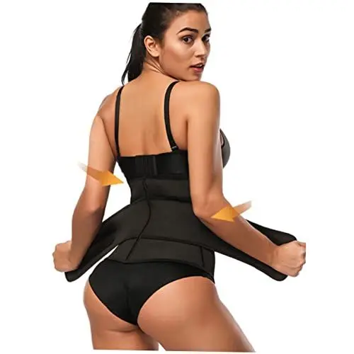 Produktbild: CALLARON Damen Accessoire Gummi Taillenkorsett Sporttaille Gr S Schwarz Elastisch Und Atmungsaktiv