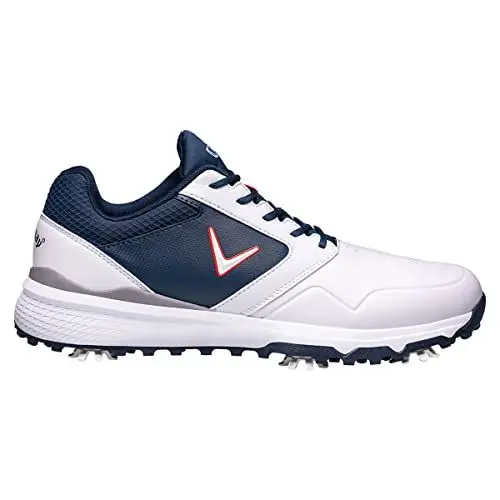 Produktbild: Callaway Golf Chev LS Golfschuh, wasserdicht, Weiß / navy / rot, EU 44